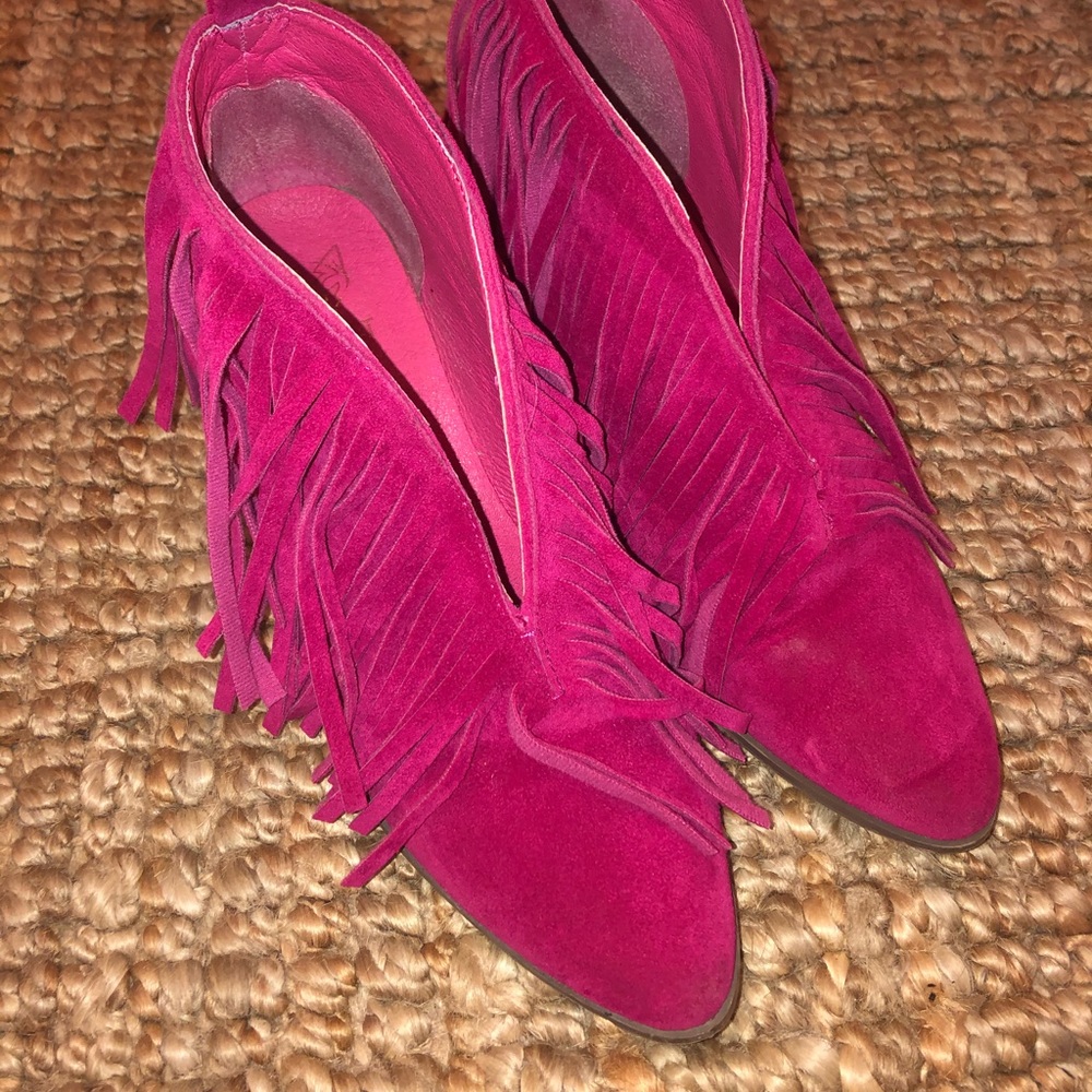 Beast Fringe Booties
